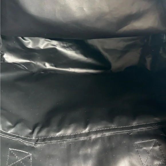 Victoria’s Secret Chic Gray and Black Tote with Gold Bold PINK Logo - Picture 4 of 4